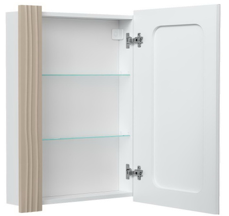 Lotty LED 60 зеркало-шкаф VOLNA [szLOTTY60.R-13], правый, Латте