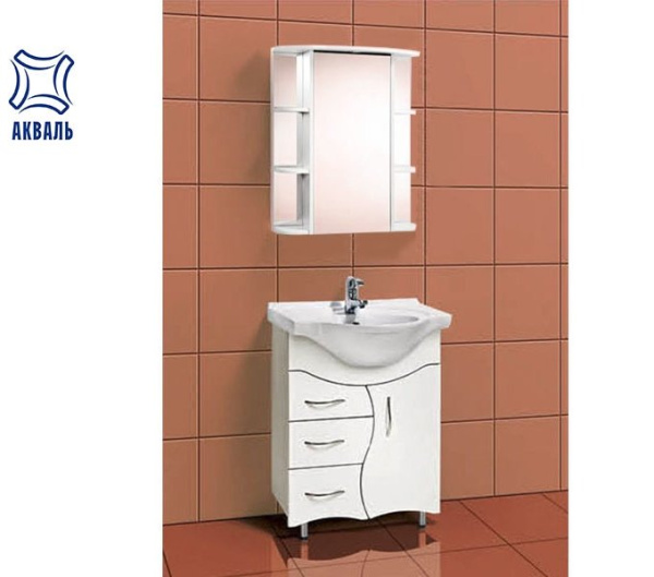 Набор АКВАЛЬ МИЛАНА 65 с зеркалом СОФИЯ 61