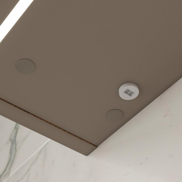 Gleam 80.2D зеркало-шкаф EQUIL [szGLEAM.LED.80.2D-25], Амарок/Дуб вотан