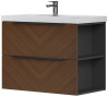 FOREST 80.2Y (9080TL) тумба EQUIL [tpFOREST80.2Y-31], Орех/Графит