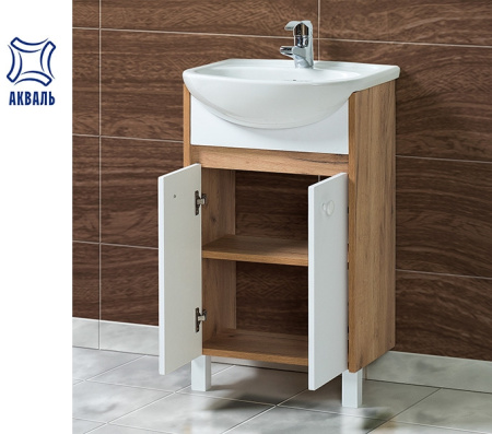 ИРИС 50 (ИРИС.50.00.00.N) тумба Акваль под умывальник Фото