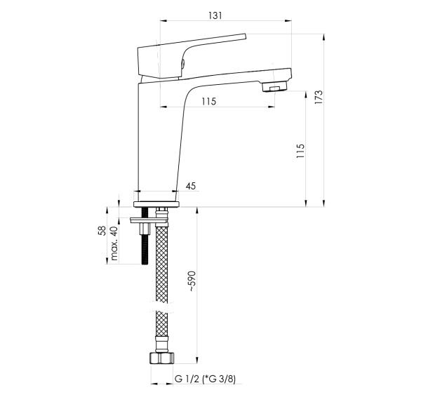 Фото Rubineta MODENA-18 для умывальника ванны