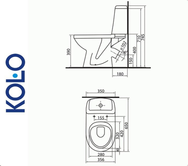 Фото Kolo SOLO 79232 Унитаз напольный для ванной комнаты