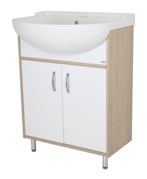 Фото ДЕЛЛА 60 напольная прямая (ЛДСП/белый) Э-Дел-07060-011922дП