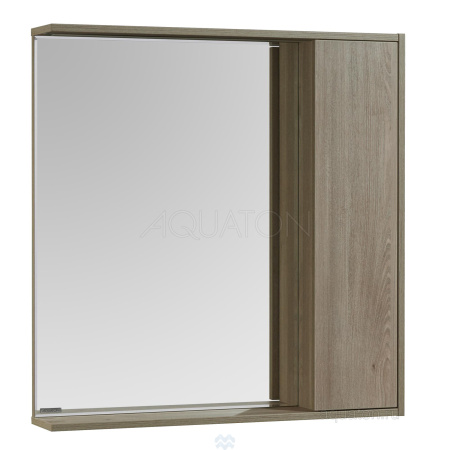 СТОУН 80 (1A228302SX850) зеркало-шкаф Aquaton