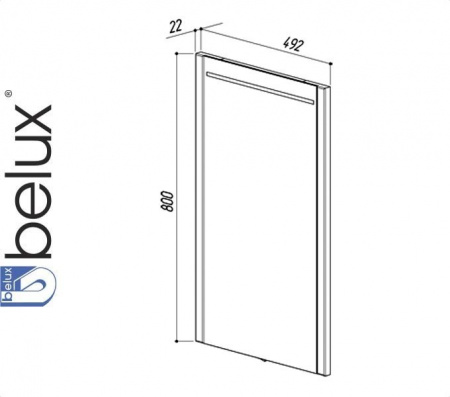 МАДРИД В 50 (1) зеркало Белюкс (4810924241351)