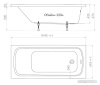 Ванна Triton Стандарт 165x70 (с каркасом, экраном и сифоном)
