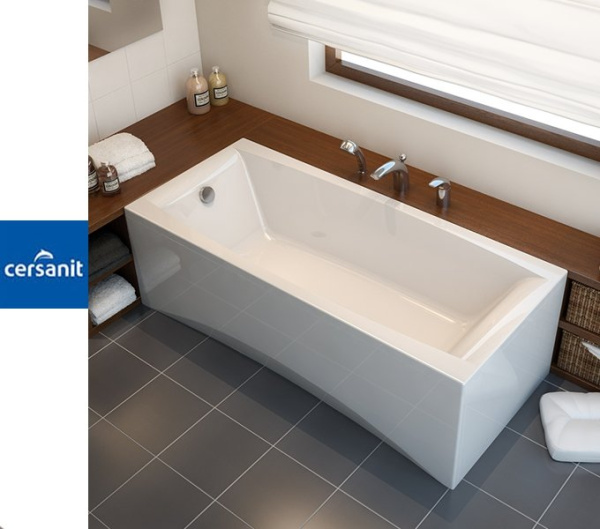 Ванна прямоугольная Церсанит VIRGO 180x80