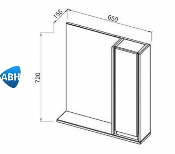 Фото ШЕРИЛ 65 зеркало АВН Asomare (70.21 (34))