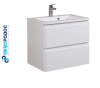 АКЦЕНТ 80 подвесная тумба Аква Родос с умывальником АЛЬФА 80 (АР0002164)