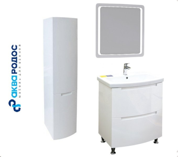 Набор Аква Родос ХЕДВЕЙ 70 с зеркалом ОМЕГА 60