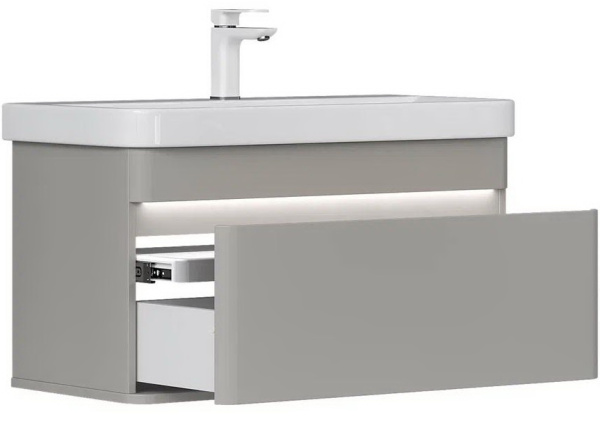 Elegante 80.1Y (9595) тумба EQUIL [tpELGNT80.1Y (9595)-25.27], Амарок/Белый