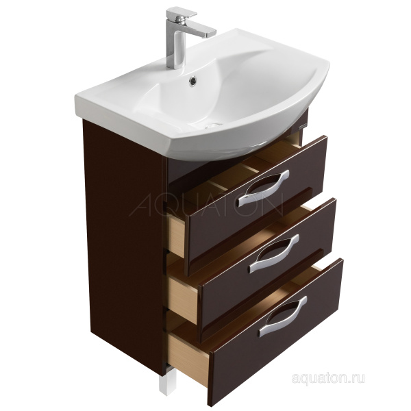 Фото АРИЯ 65 Н (1A123401AA430) тумба AQUATON под умывальник