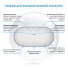 Wellsee Зеркало 7 Rays' Spectrum 172201430, 80 х 40 см