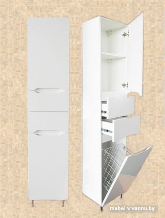 АВН Роял 40 шкаф-пенал с корзиной правый [43.05] Фото