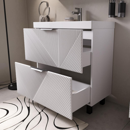 Geometry 80.2Y (9696) тумба VOLNA [tnGEOMETRY80.2Y-01], Белый матовый