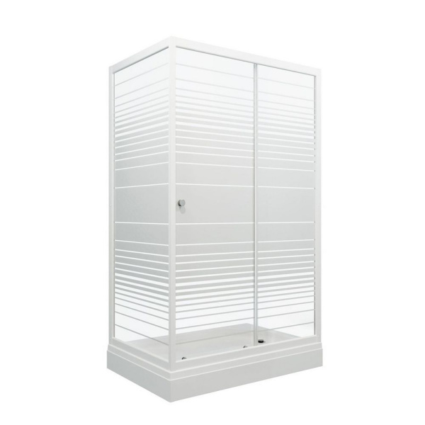 Душевой уголок Triton Фьюжн А1 120х80 (полосы)