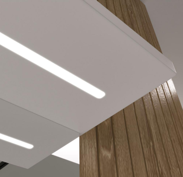 Lotty LED 60 зеркало-шкаф VOLNA [szLOTTY60.R-13], правый, Латте