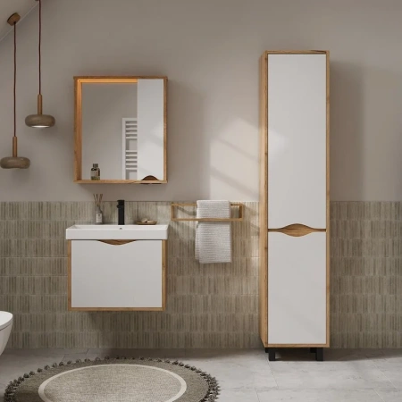 Barney 60.1Y (9696) тумба VOLNA [tpBARNEY60.1Y-04], Белый/Дуб гудзон