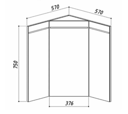 ЖИРОНА ВУШ 58 зеркало Белюкс (4810924240033)