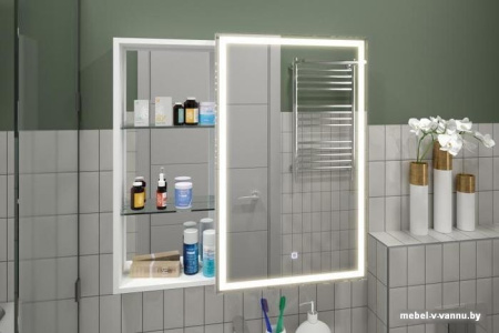 Мебель для ванных комнат Misty Аперио 800х800 правый LED с розеткой МВК007