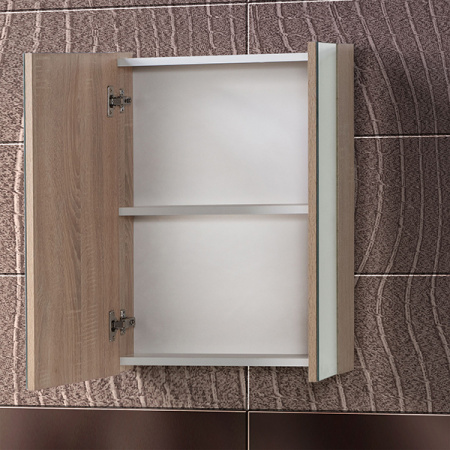 ЖЕНЕВА 60 (ЖЕНЕВА.04.60.10.N) зеркало-шкаф Акваль