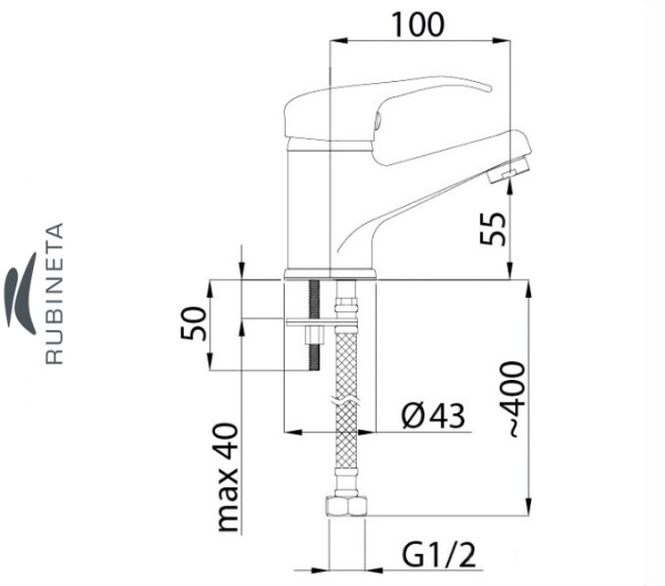 Фото Rubineta OPTIMA-18 для умывальника ванны