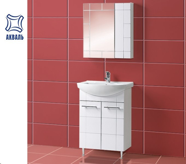 Набор АКВАЛЬ АННА 60 с зеркалом АННА 60