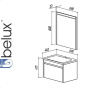Набор Белюкс МАДРИД 700-01 Мебель для ванной комнаты Фото