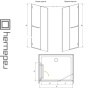 Душевая дверь RADAWAY CARENA DWJ для ванной комнаты Фото  Душевая дверь RADAWAY CARENA DWJ для ванной комнаты Фото