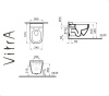 Vitra D-LIGHT Унитаз подвесной для ванной комнаты