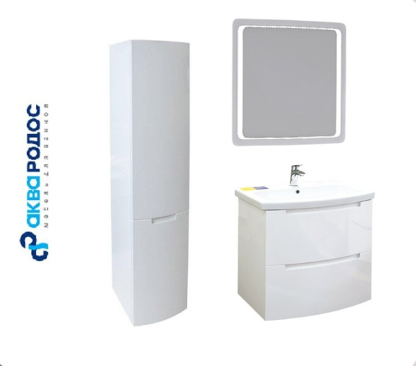 Набор Аква Родос ХЕДВЕЙ 60 подвесной с зеркалом ОМЕГА 60