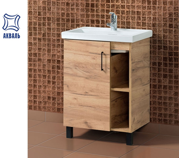 ЛОФТ 60 (В2.2.01.6.0.1) тумба Акваль под умывальник