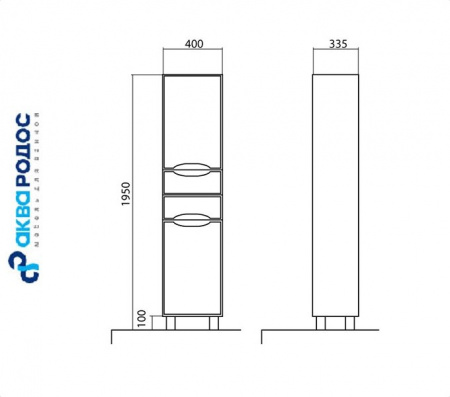 ВЕНЕЦИЯ 40 (R) венге,шкаф-шкаф Аква Родос (OC0000419)