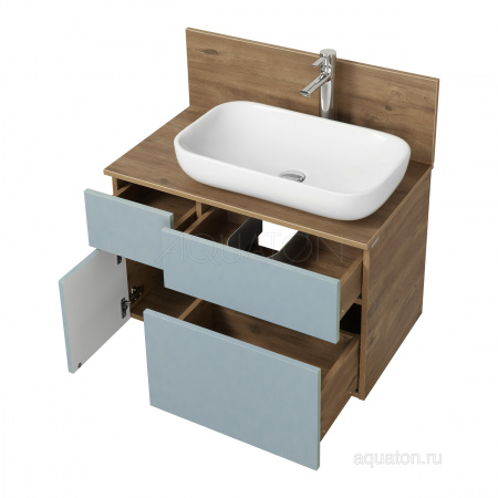 МИШЕЛЬ 80 (1A256801MIX30) тумба AQUATON под умывальник