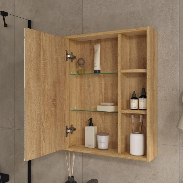 Osmond 70 зеркало-шкаф VOLNA [szOSMOND70], Дуб сонома