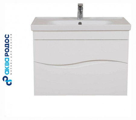 АЛЬФА 100 подвесная тумба Аква Родос с умывальником  Frame 100 (АР0002685) Фото