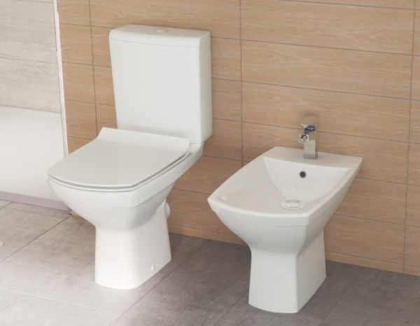 Cersanit CARINA New Clean On 011 унитаз Компакт напольный [S-KO-CAR011-3/5-COn-S-DL-w]