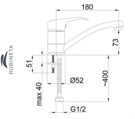 Rubineta P-19 для умывальника ванны
