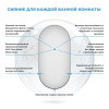 Wellsee Зеркало 7 Rays' Spectrum 172201420, 40 х 80 см