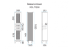 ВИВЬЕН 35 шкаф-пенал Misty (П-Ввн04035-1015П)