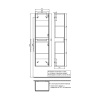 Edifice 40 Шкаф-пенал IDDIS [EDI40W0i97]