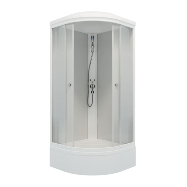 Душевая кабина Triton Лайт В 100x100 с душевым комплектом (градиент)