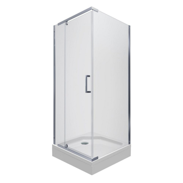 Душевой уголок Triton Терра Хром А1 90х90 (прозрачное стекло)