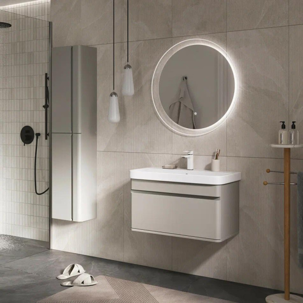 Elegante 36.R Пенал подвесной EQUIL [ppELGNT36.R-25.27], Амарок/Белый