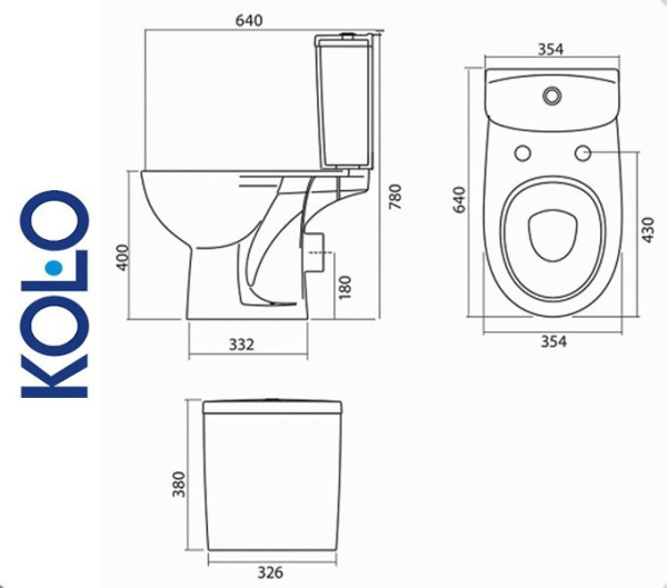 Фото Kolo FREJA L79211 Унитаз напольный для ванной комнаты