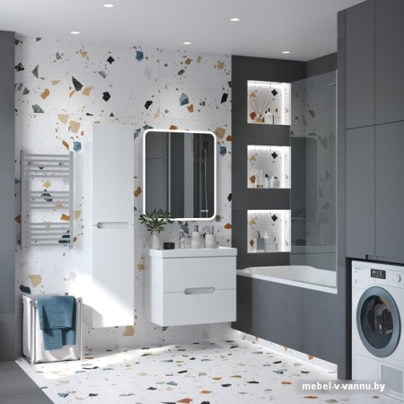 Briz Тумба подвесная Пола 70 с умывальником Грэйс