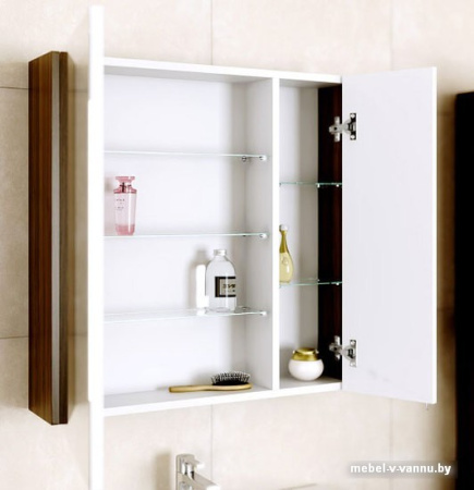 Aqwella Шкаф с зеркалом Командор 70 [Kom.04.07/VM]