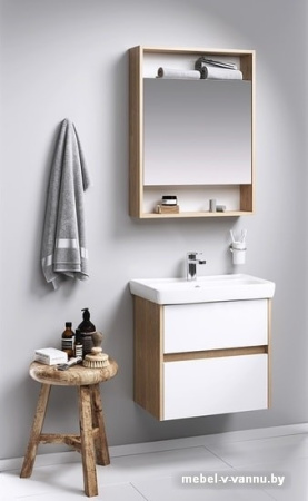 Aqwella Шкаф с зеркалом Сити 60 SIT0406DB