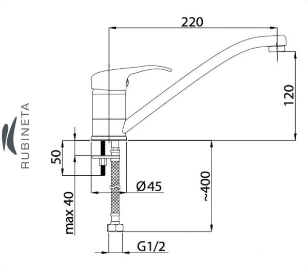 Rubineta OPTIMA-20 для мойки кухни